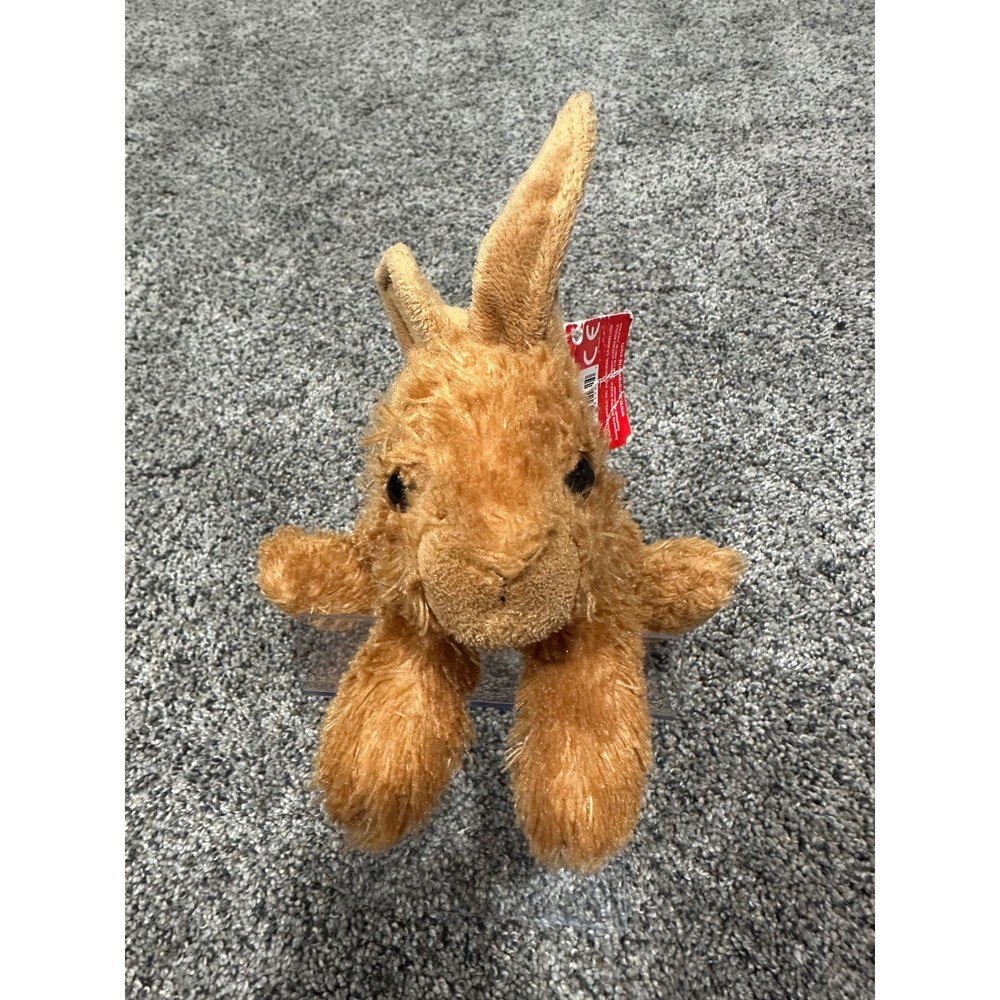 Aurora Brown Bunny Rabbit Plush Stuffed Animal Soft Toy White Tail NWT